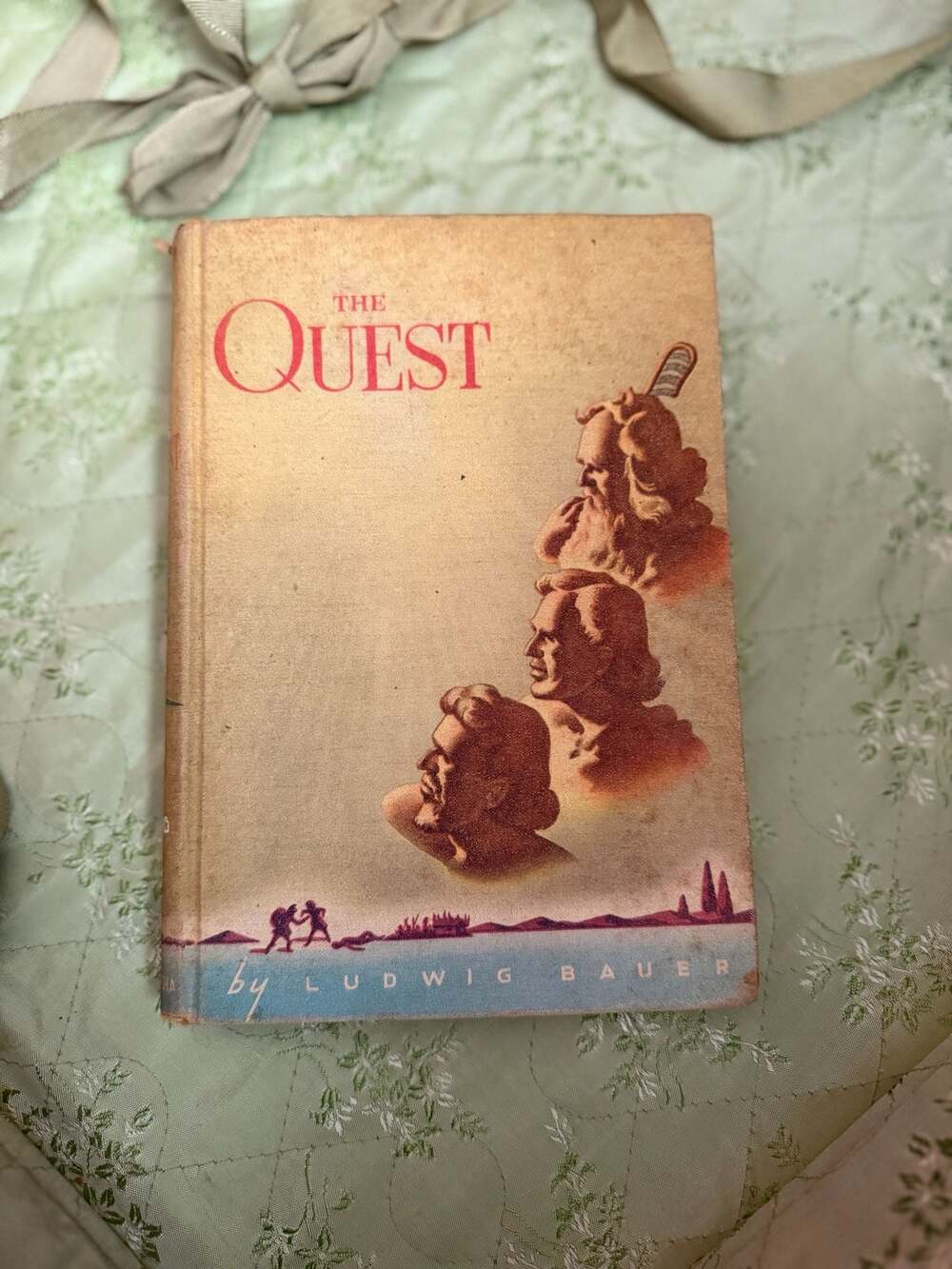 The Quest by Ludwig Bauer Vintage 1945 Hardcover Book